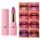 thumbnail image 1 of Set de lápiz labial nacarado de 8 colores, 3,6 g cada uno, brillo de labios hidratante de larga duración con efecto brillante, fórmula a prueba de transferencias con extractos naturales, maquillaje, 1 of 3
