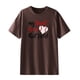 thumbnail image 4 of Camisas sexy de verano para mujer Blusa regular estampada con cuello redondo y manga corta OAVQHLG3B Store lin121212, 4 of 5