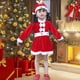 thumbnail image 1 of Traje de Papá Noel para niños, disfraz de Papá Noel, traje rojo, traje de Navidad, conjunto de ropa para Festival de Halloween, carnaval, regalo de 100cm Fernando  Disfraz de Papá Noel, 1 of 8