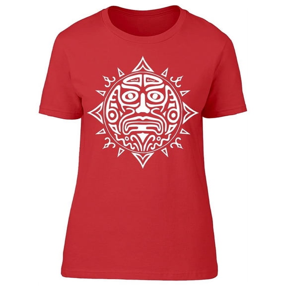 Ancient God Face T-Shirt Women -Image by Shutterstock, Female XX-Large