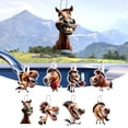 thumbnail image 6 of Big Mouth Horse-Shaped Plush Car Pendant with Multi-Functional Use for Car Decoration, 6 of 6
