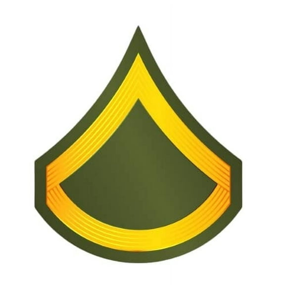 Army Private 1st First Class Rank Edible Icing Image Cake Topper-1/4 Sheet or Larger