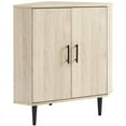 thumbnail image 1 of Contemporary Double Door Corner Accent Cabinet in Birch, 1 of 5