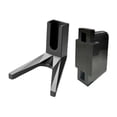 thumbnail image 3 of Quzzie Bike Pedal Stand Rack Bike Parking Mount Bicycle Pedal Support Stand Sturdy Storage Rack Lightweight Material Easy Installation Portable Structure Suitable for Outdoor Parking Home Black, 3 of 8