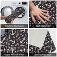 thumbnail image 4 of Xecao Anchors print Flannel Mat: Non-slip, 16x24in. Ideal for kitchen, bedroom, bath & living room., 4 of 9