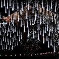 thumbnail image 1 of Luces de lluvia de meteoritos Adecorty Christmas UL, 24 tubos, 576 LED, 1 of 7