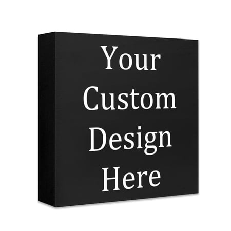 Custom Wood Sign Personalized Photo Text Plaque