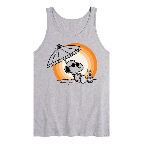 Peanuts - Summer Edition - Snoopy & Woodstock Relaxing - Men's Jersey Tank Top