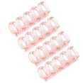 thumbnail image 4 of Binding Rings, Free Writing Plastic Binding Rings Hold 60 Sheets Paper Transparent Material Segmented Design Easy Use  For Office Supplies For School Use Transparent, 4 of 8