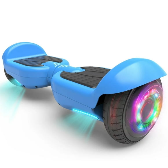 HOVERSTAR Hoverboard Patineta Electrica Nueva Versión-LBW14, Dos Llantas Scooter de Autobalance con Bocina Bluetooth para Escuchar Musica y luz LED en Las Llantas