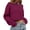 Hot Pink, variant on Vedolay Fall Sweaters for Women Fall Striped Oversized 2023 Pullovers Sweaters Casual Knit Tops,Khaki S