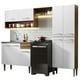 thumbnail image 1 of Cocina Integral Madesa Emilly 229 cm con tarja Marrón/Blanco, 1 of 10