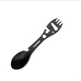 thumbnail image 1 of 10 en 1 Cuchara multifuncional de supervivencia para acampar al aire libre Cocina Llave multifuncional Abrebotellas Cuchara, Negro, Longitud: 18 cm LingWen 8390614680968, 1 of 1