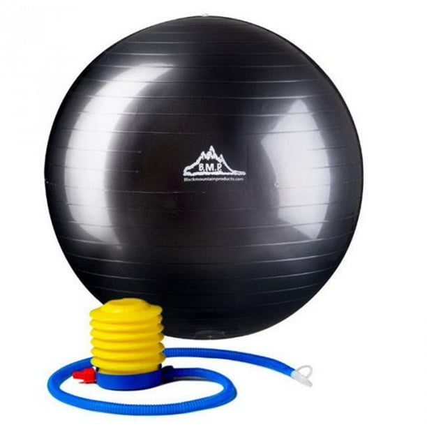 Black 75cm Black Gym Ball 75 cm. Ball Mountain Products de Stabilité d'Exercice de Force Statique&44; Noir