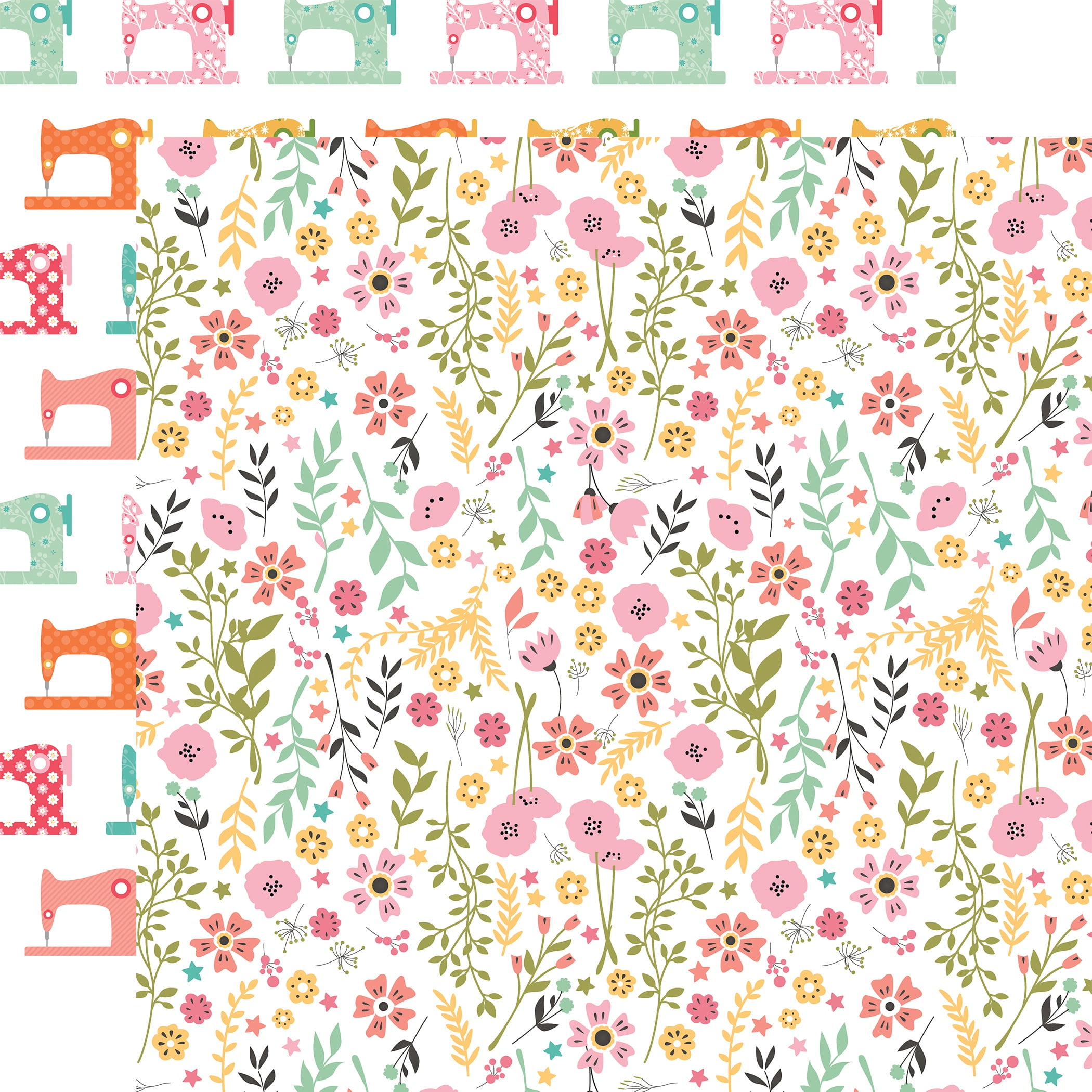 I Heart Crafting DoubleSided Cardstock 12"X12"Pretty Flowers