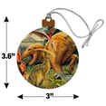 thumbnail image 6 of Dinosaurs Jurassic Collage T-Rex Stegasaurus Wood Christmas Tree Holiday Ornament, 6 of 7