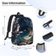 thumbnail image 5 of Disketp Artistic Starry Sky Moon Book Mochila Escolar de 15 Pulgadas, Mochila Ligera para Estudiantes, Viajes y Trabajo, Cómoda y Resistente para el Uso Diario, 5 of 6