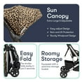 thumbnail image 6 of Colugo Compact Stroller - One Hand Fold Lightweight Stroller, Travel Stroller with Rain Cover, Backpack and Cup Holder, Wild Child, 6 of 7