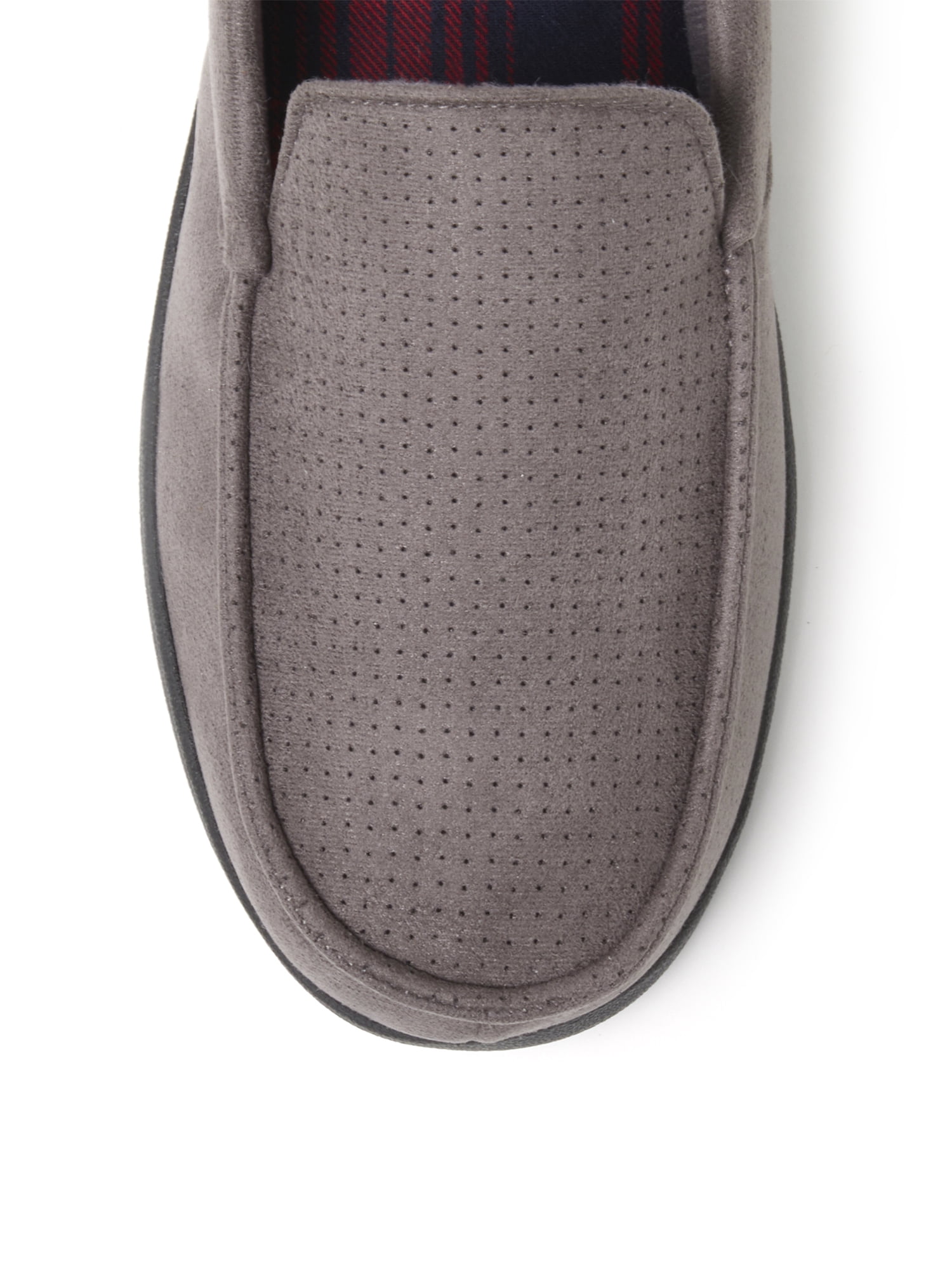 Dearfoams Cozy Comfort Men's Jason Microsuede Moccasin Slippers