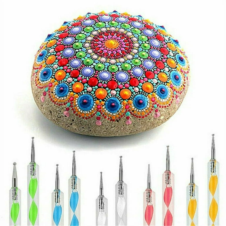 28PCs Mandala Dotting Tool Rock Painting Kit – HEARTDECO
