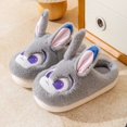 thumbnail image 1 of Zapatillas de algodón Disney Zootopia, otoño 2025, nuevas zapatillas antideslizantes para el hogar, pantuflas peludas cálidas, 1 of 5