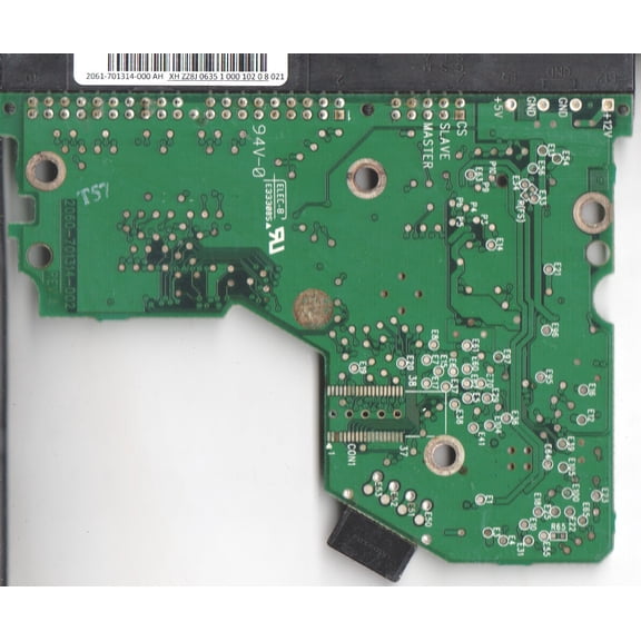 WD3200BB-22KEA0, 2061-701314-000 AH, WD IDE 3.5 PCB