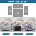 thumbnail image 6 of HELLHERO Hummingbird Daisy Print Recliner Couch Covers Slipcovers 4 Piece Recliner Cover 1 Seat Extra Large Furniture Protector for Reclining Sofa, 6 of 8