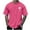 Watermelon Red, variant on Cmfcve Basic Shirt Short Sleeve Round Neck Sports T-shirt Coconut Printed Breathable Outdoor Tops
