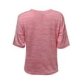 thumbnail image 2 of FashionOutfit Women's Melanzie Round Neck Slub T-shirts, 2 of 3