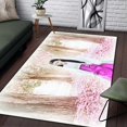 thumbnail image 1 of Iu - Kpop Star Painting Mat área grande negro suave decoración del hogar Boho Picnic180x140cm (31x55 pulgadas)80x140cm (31x55 pulgadas) zhangyuxiang unisex, 1 of 2