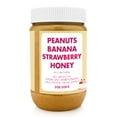 thumbnail image 2 of Bark Bistro Dog Peanut Butter - Banana Split Buddy Budder, All Natural Peanut Butter Dog Treat (17oz), 2 of 11