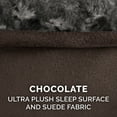 thumbnail image 6 of FurHaven Pet Dog Bed | Memory Foam Ultra Plush Luxe Lounger Pet Bed for Dogs & Cats, Chocolate, Giant, 6 of 13