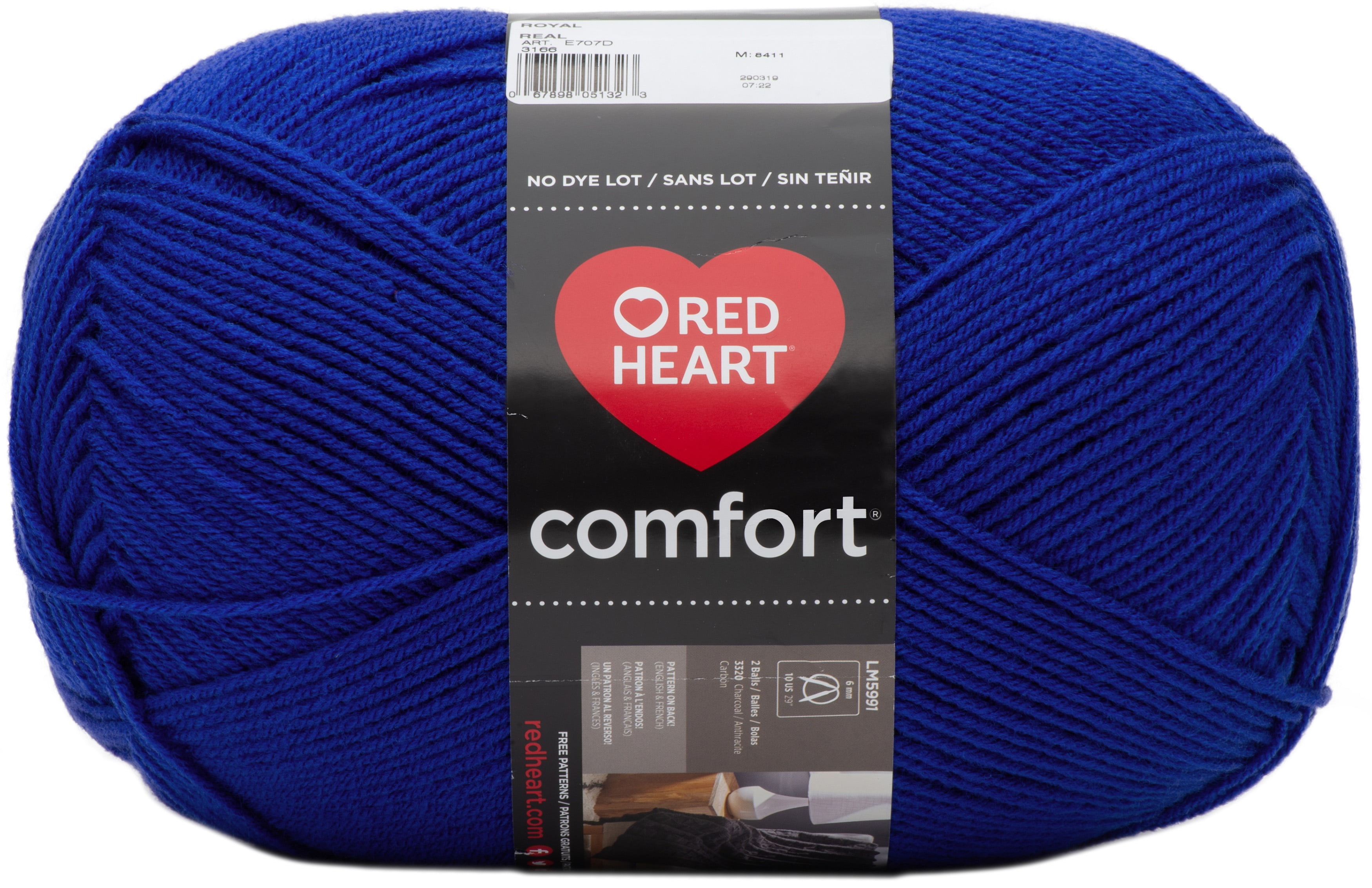 Red Heart Comfort Yarn-Royal