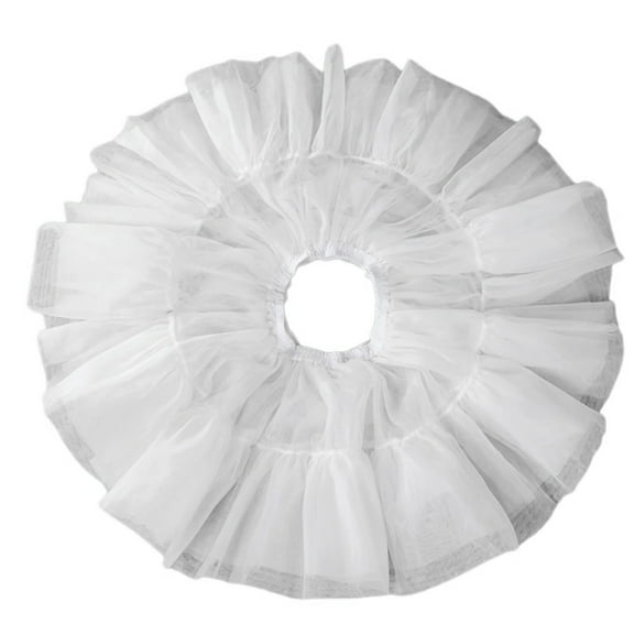 Yokua Women Girls 6 Layer Ruffled Tulle Short Tutus Skirt Petticoat for Party Costume