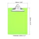 thumbnail image 2 of Portapapeles Duro Tablero Grande Capacidad Clip 8,9x12,6 Pulgadas A5 Carta Tamaño Poliestireno para Aula Oficina Arte, 2pcs Verde Unique Bargains portapapeles, 2 of 6