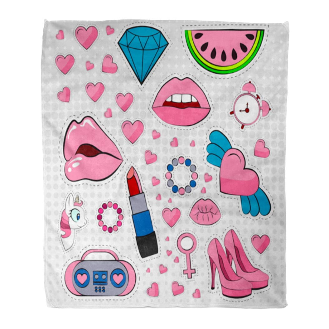 Kdagr Flannel Throw Blanket Alarm Of In 80s 90s Comic Berry Soft For Bed Sofa And Couch 50x60 Inches Walmart Com Walmart Com