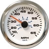 New Premier Series White Gauges sierra 62546p 3" Speedometer Kit Dial Range 10-65 mph Sender Code G included