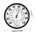 thumbnail image 2 of Indoor Outdoor Thermometer 10 inch Outdoor Wall Hanging with Large White, 2 of 10