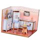 thumbnail image 1 of 1:24 Modelo De De En 3D Hecho En Miniatura Con Un Completo De Muebles De Cumpleaños Regalos De Navidad, 1 of 8