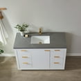 thumbnail image 7 of Miseno Mv701548-Nm Leiza 48" Free Standing Single Basin Vanity Set - White, 7 of 7