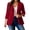 Red, variant on FchengtaiS Womens Plus Size Cardigan 3/4 Sleeve Open Front Lightweight Casual Soft Cardigans Summer Elegant Bolero Shrugs