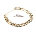 Gold Collares De Perros Pet Hop Chains Kit Dog Collars Necklace Collar