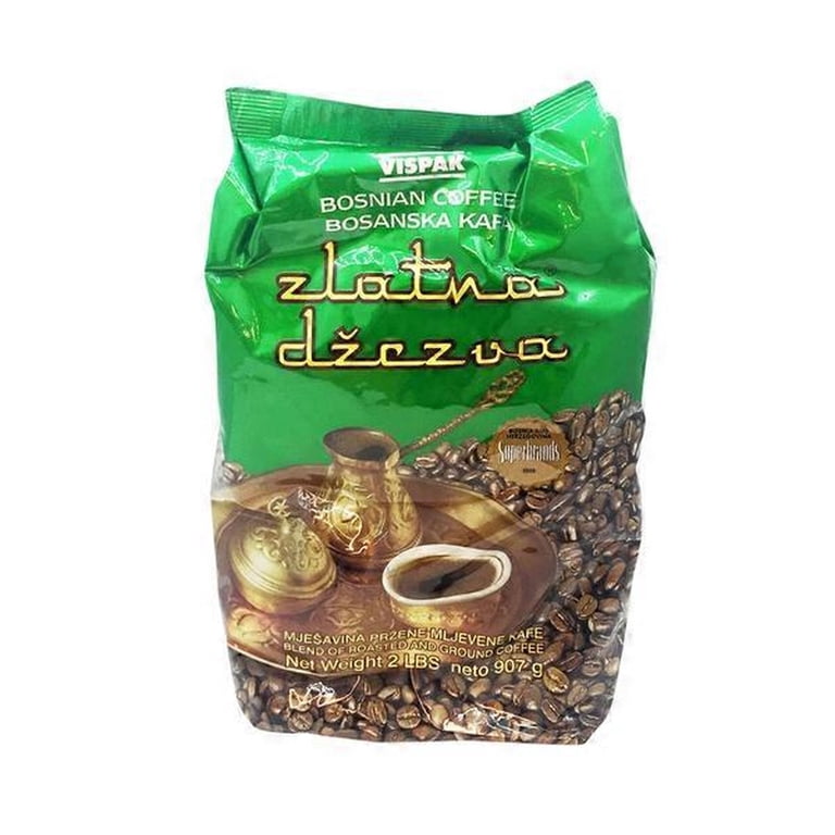 Krinos Vispak Zlatna Dzezva Dark Roast Ground Coffee, 907g