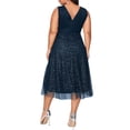 thumbnail image 6 of Gvmfive Women Plus Size Evening Party Dress Sequins Sleeveless Cocktail Formal Swing Dress, 6 of 6