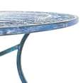 thumbnail image 4 of SAFAVIEH Thessaly Outdoor Patio 5 Piece Dining Set, Antique Blue, 4 of 8