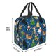 thumbnail image 3 of Disketp Different Cats Christmas for Insulated Lunch Bag for Women and Men, Perfect for Work, Hiking, Picnic, 3 of 8