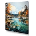 thumbnail image 2 of Designart "Bold horizon Canada Emerald Wilderness IV" Canada Wall Art Print, 2 of 5