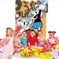 thumbnail image 4 of Cuphead Birthday Party Supplies Banner Backdrop Background Taspestry Poster Wall Decor, 4 of 6