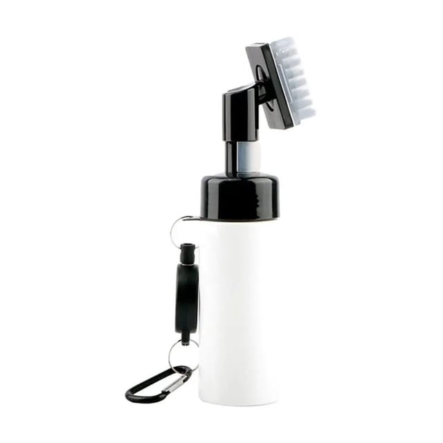 Popular! Golf Club Cleaner Brush, Golf Water Brush With Spray Bottle Holds 5 Ounces Of Water, Golf Club Cleaning Kit - With Cover & Retractable Clip