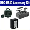 Panasonic HDC-HS80 Camcorder Accessory Kit includes: ACD776 Battery, SDC-27 Case, SDM-1529 Charger
